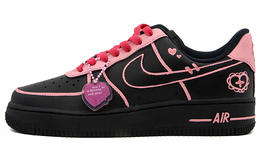 Nike: Чёрные кроссовки  Air Force 1