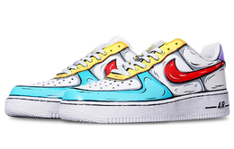 Nike: Красные кроссовки  Air Force 1