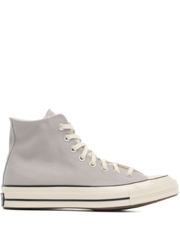 Converse: Серые кроссовки  Chuck 70 Hi