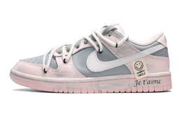 Nike: Розовые кроссовки  Dunk
