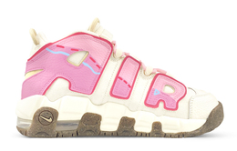 Nike: Бежевые кроссовки  Air More Uptempo