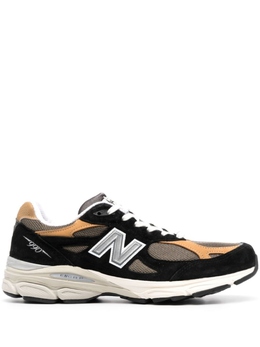New Balance: Чёрные кроссовки 