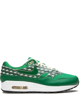 Nike: Зелёные кроссовки  Air Max 1