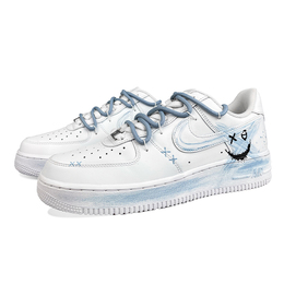 Nike: Голубые кроссовки  Air Force 1