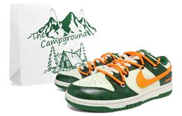 Nike: Оранжевые кроссовки  Dunk