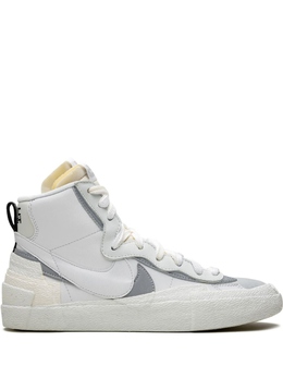 Nike: Белые кеды  Blazer Mid