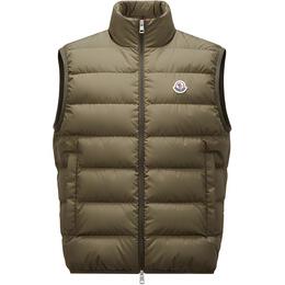 Moncler: Зелёный жилет 