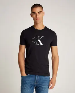 Calvin Klein Jeans: Чёрная футболка 