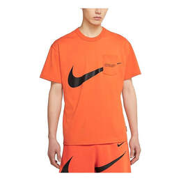 Nike: Оранжевая футболка 