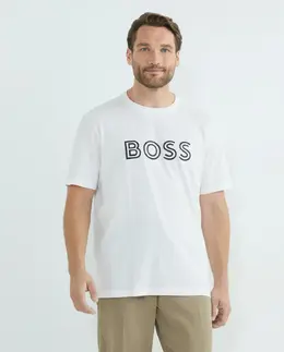 BOSS: Белая футболка 