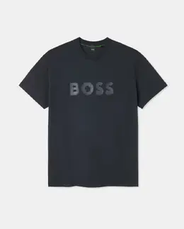 BOSS: Тёмная футболка 