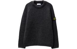 Stone Island: Серый свитер 