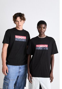 Tommy Hilfiger: Футболка  Tommy Jeans с принтом