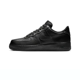 Nike: Чёрные кроссовки  Air Force 1