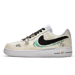 Nike: Бежевые кроссовки  Air Force 1