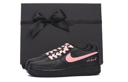 Nike: Чёрные кроссовки  Air Force 1