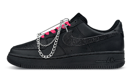 Nike: Чёрные кроссовки  Air Force 1