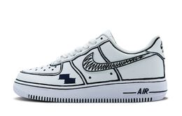 Nike: Белые кроссовки  Air Force 1