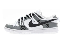 Nike: Серые кроссовки  Dunk