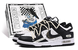 Nike: Чёрные кроссовки  Dunk