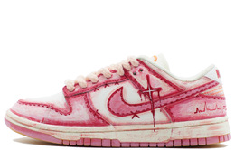 Nike: Розовые кроссовки  Dunk