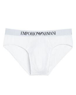 Emporio Armani: Белые трусы 