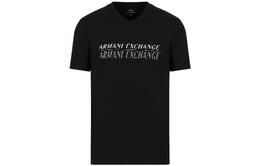 Armani Exchange: Чёрная футболка 