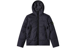 Stone Island: Тёмный пуховик 