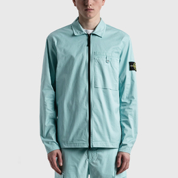 Stone Island: Голубая куртка 