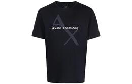 Armani Exchange: Чёрная футболка 