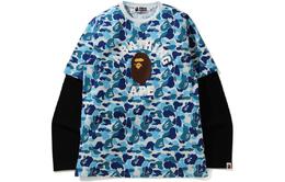 A BATHING APE: Синяя футболка 