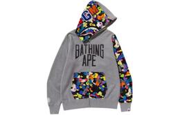 A BATHING APE: Серая толстовка 