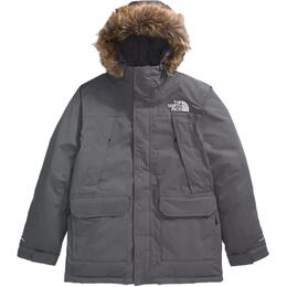 The North Face: Серое пальто 