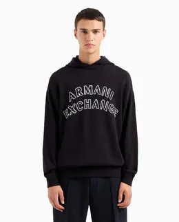 Armani Exchange: Тёмный свитер 