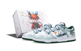 Nike: Белые кроссовки  Dunk