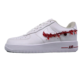 Nike: Белые кроссовки  Air Force 1