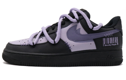 Nike: Фиолетовые кроссовки  Air Force 1