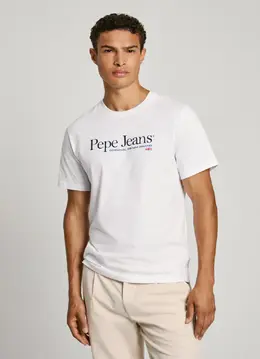 Pepe Jeans: Футболка с принтом 