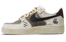 Nike: Коричневые кроссовки  Air Force 1