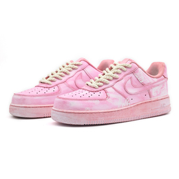 Nike: Розовые кроссовки  Air Force 1