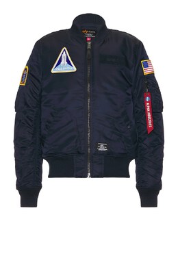 Alpha Industries: Голубая куртка 