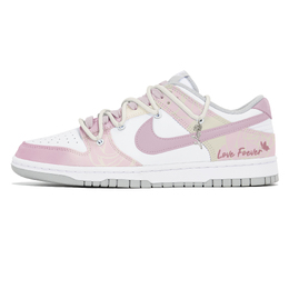 Nike: Розовые кроссовки  Dunk