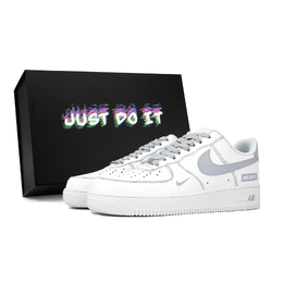 Nike: Серые кроссовки  Air Force 1