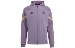 Adidas: Фиолетовая толстовка  Madrid