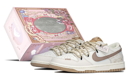 Nike: Коричневые кроссовки  Dunk