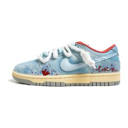 Nike: Голубые кроссовки  Dunk