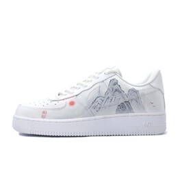 Nike: Серые кроссовки  Air Force 1