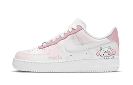 Nike: Розовые кроссовки  Air Force 1