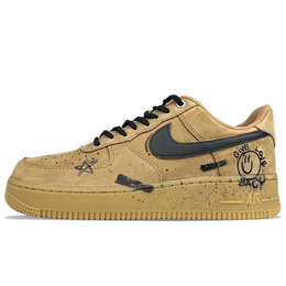 Nike: Чёрные кроссовки  Air Force 1