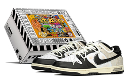 Nike: Чёрные кроссовки  Dunk